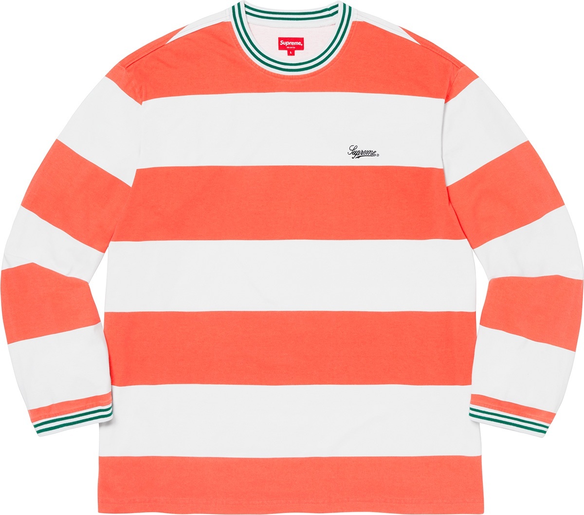 Printed Stripe L/S Top view 2